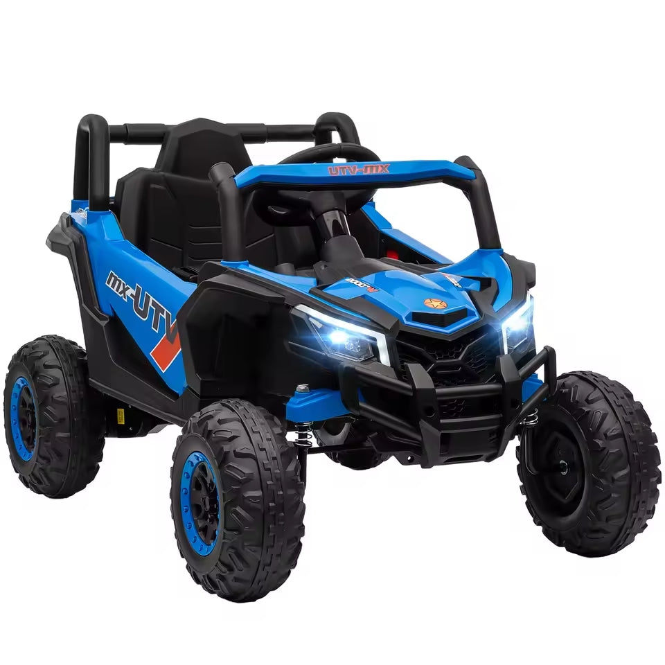 buggy bleu électrique pour enfant