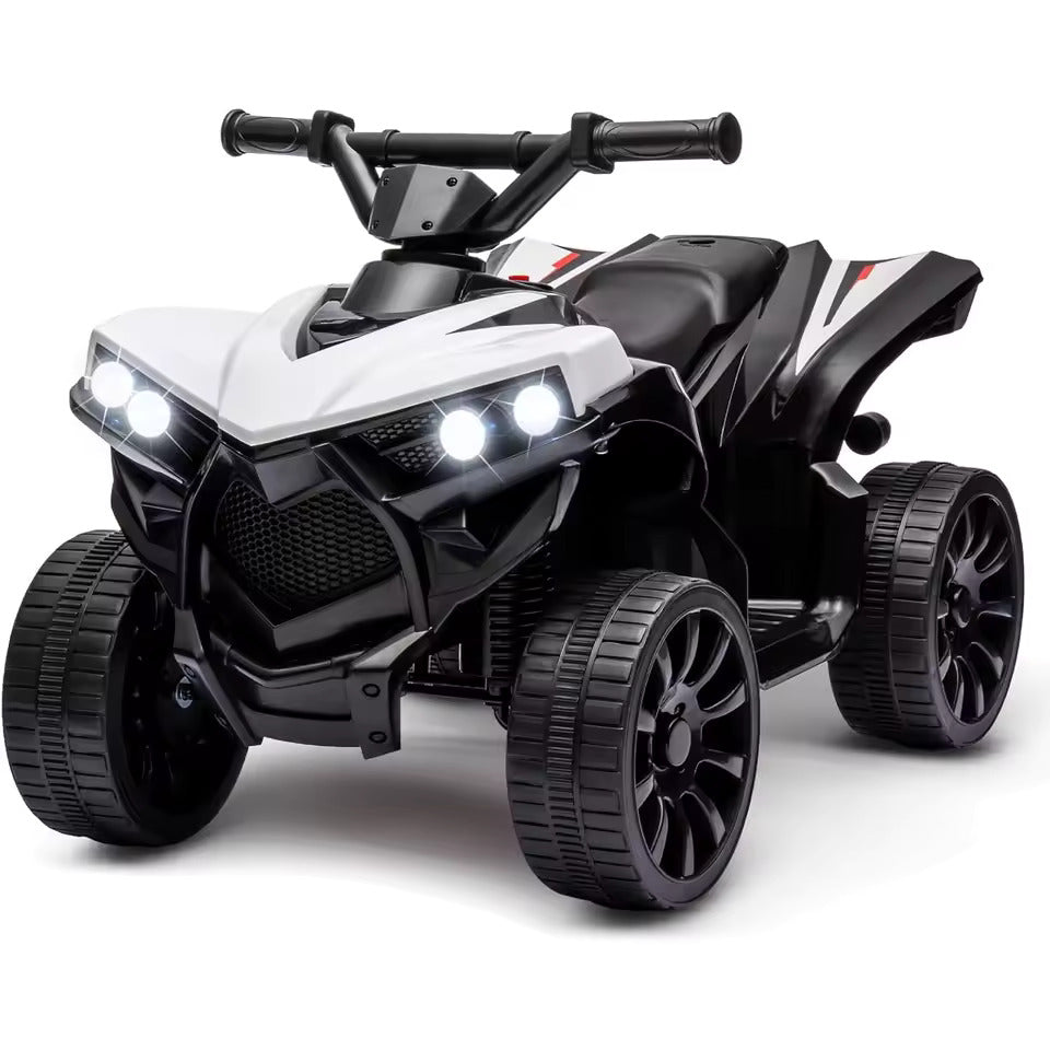 quad blanc électrique pour enfant