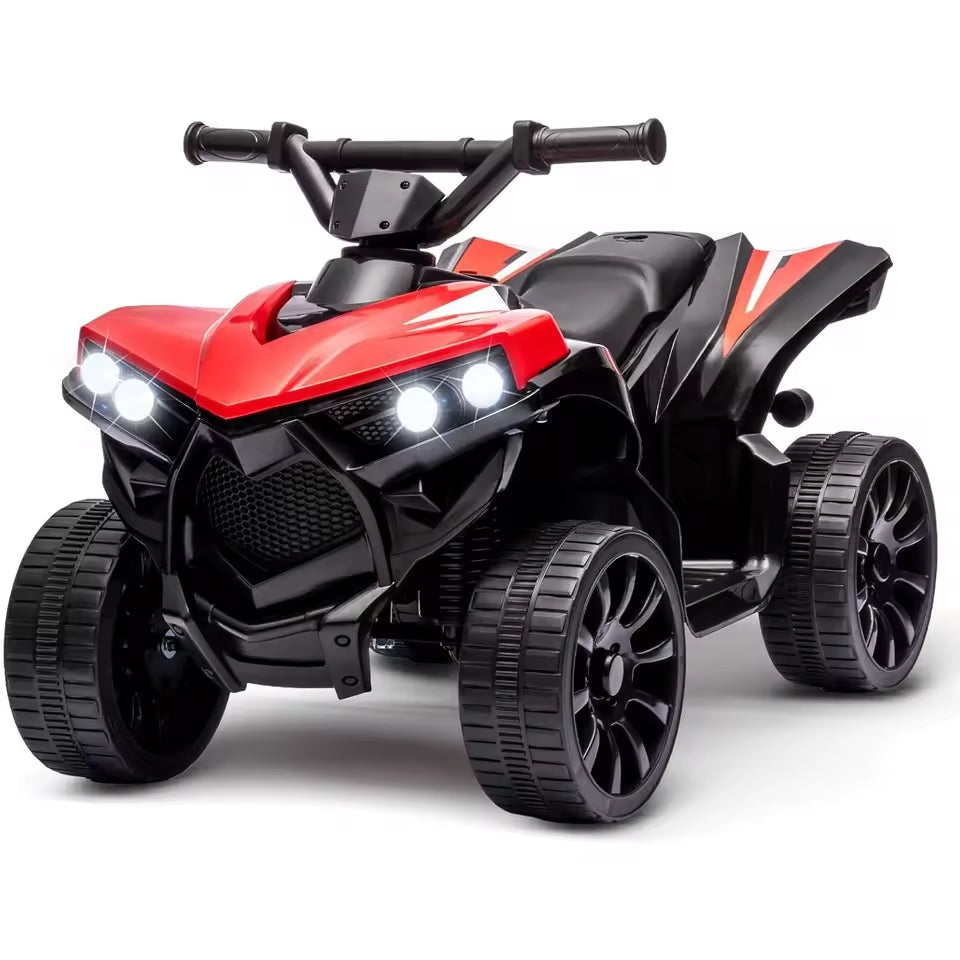 quad rouge électrique pour enfant